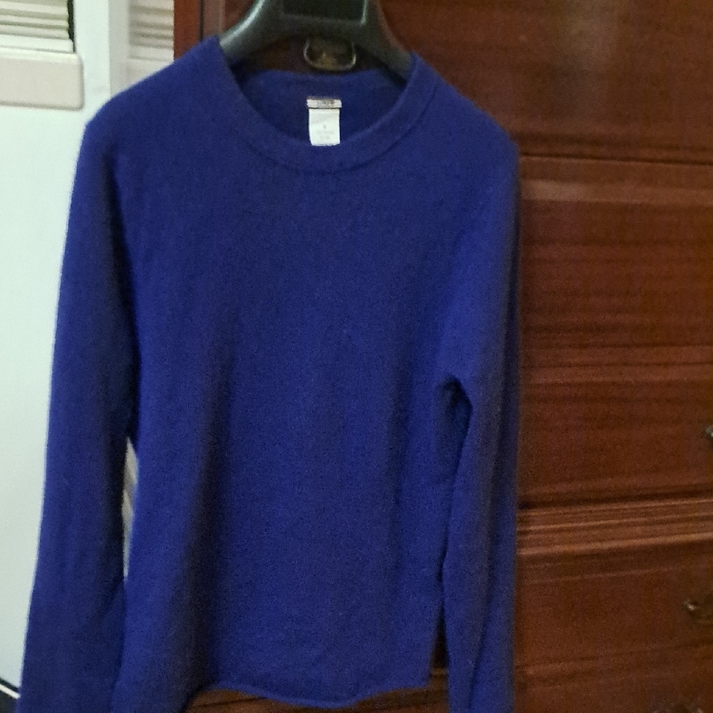 J.Crew Plum Size M Juniors Cashmere Sweater